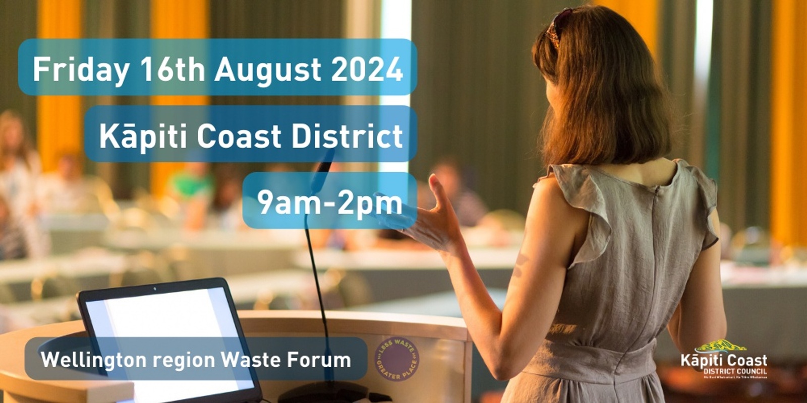 Banner image for Wellington Region Waste Forum: Circular economy | Reuse | Resource recovery | Zero waste | Waste minimisation