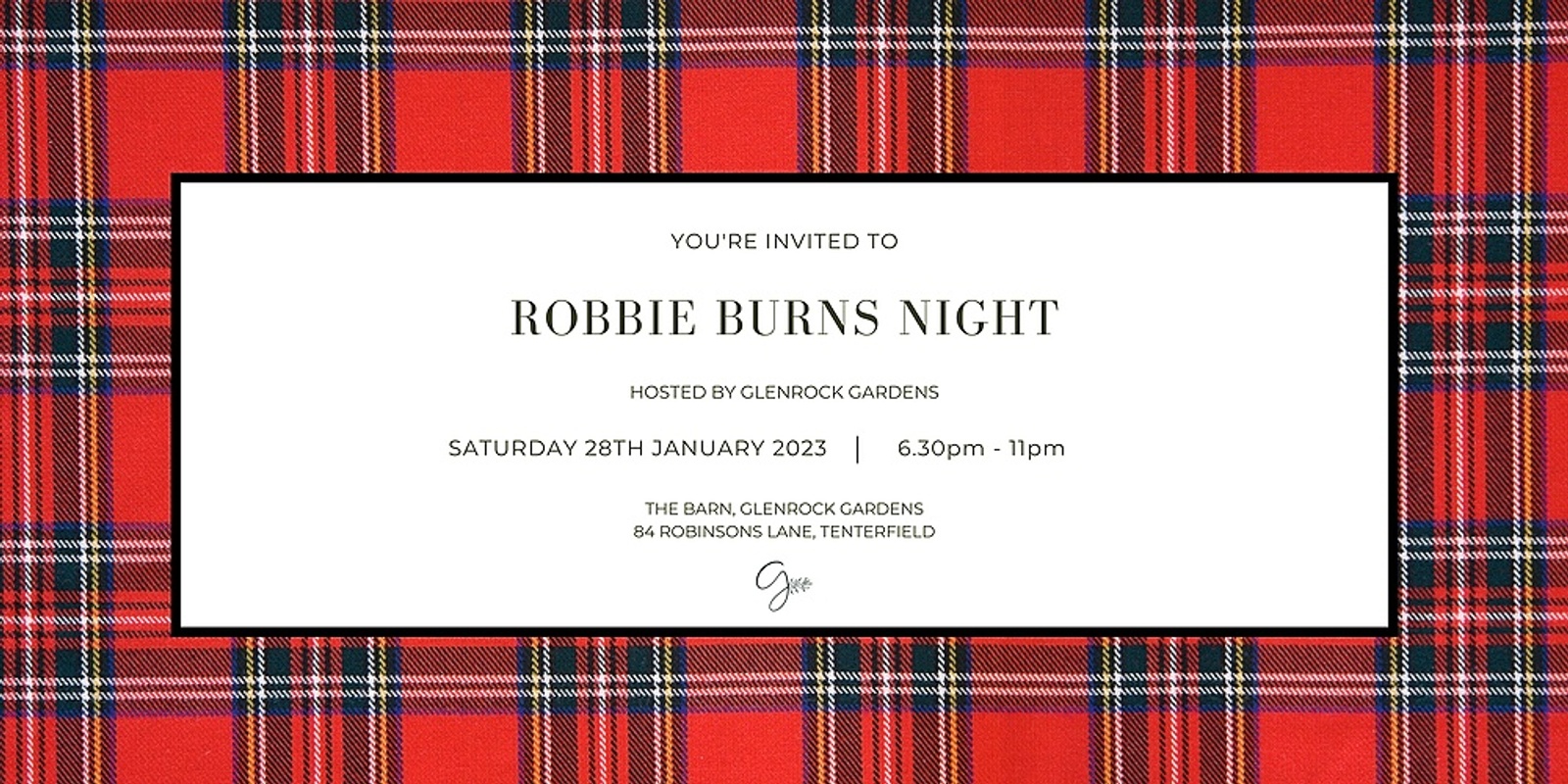 Banner image for Robbie Burns Night