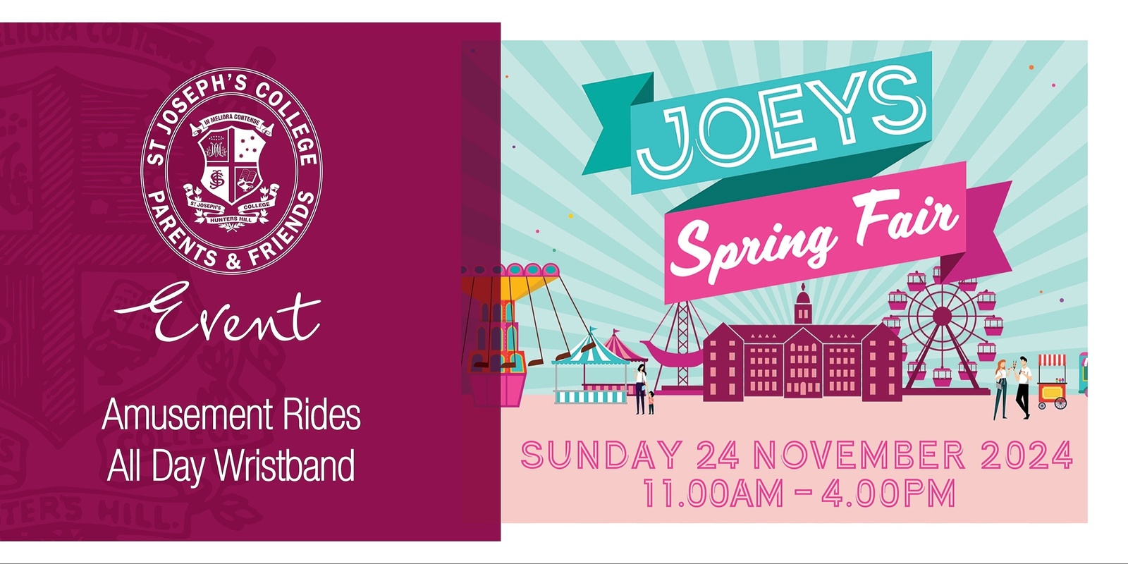 Banner image for 2024 Joeys Spring Fair - Amusement Rides All Day Wristband