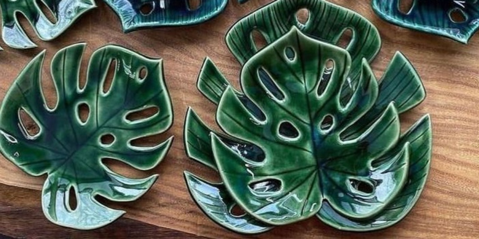 Banner image for Monstera Leaf Instructed Clay Handbuilding Event