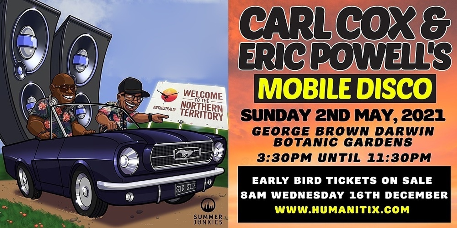 Banner image for Carl Cox & Eric Powell's Mobile Disco - DARWIN