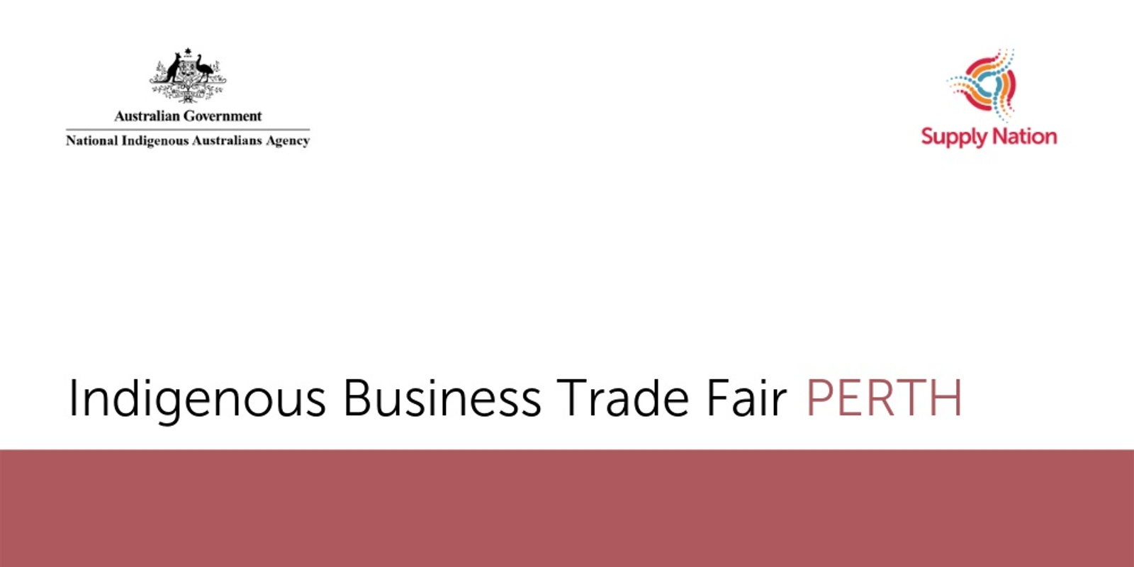 Banner image for Indigenous Business Trade Fair (Perth) - Exhibitor Registration