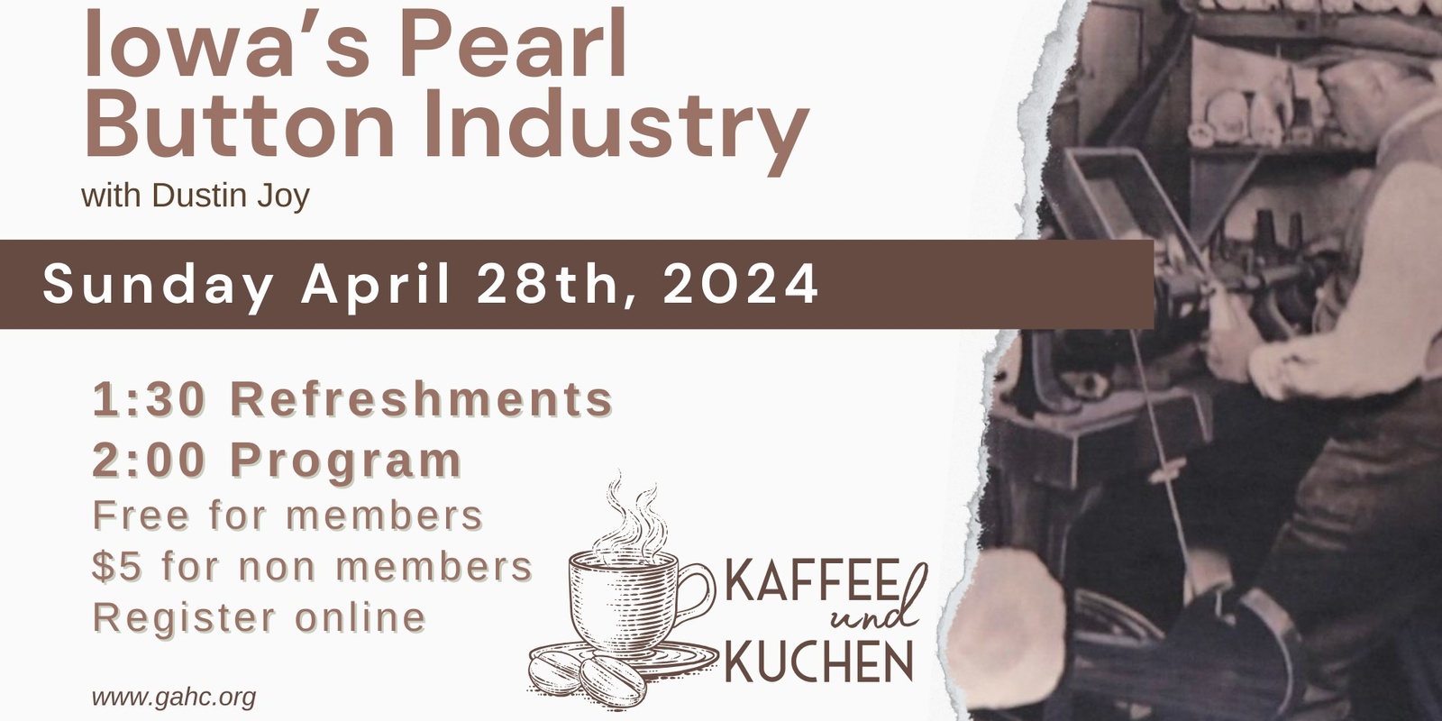 Banner image for Iowa's Pearl Button Industry