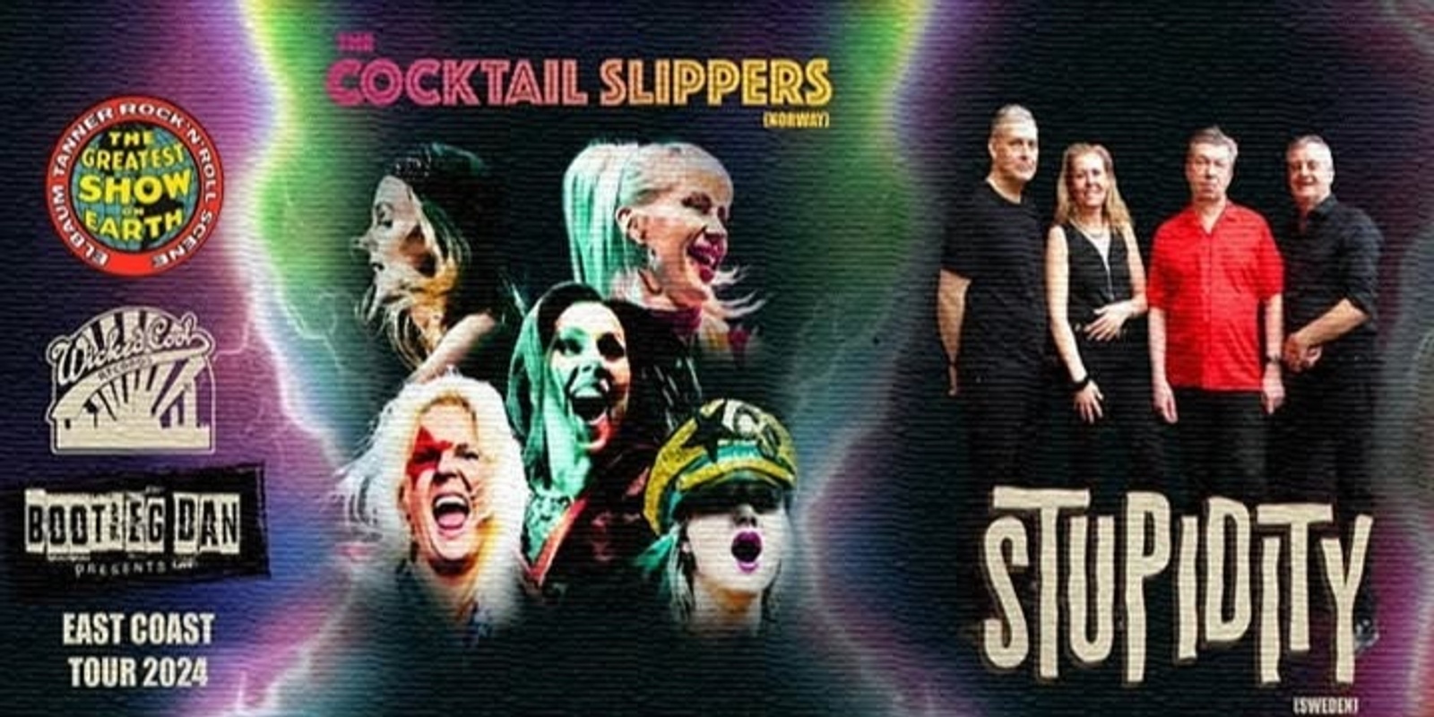 Banner image for ElbaumTanner Rock n Roll Scene Presents: The Cocktail Slippers, Stupidity, Palmyra Delran and the Dopple Gang, the Cynz, Undergang, and DJ Crystal Blu