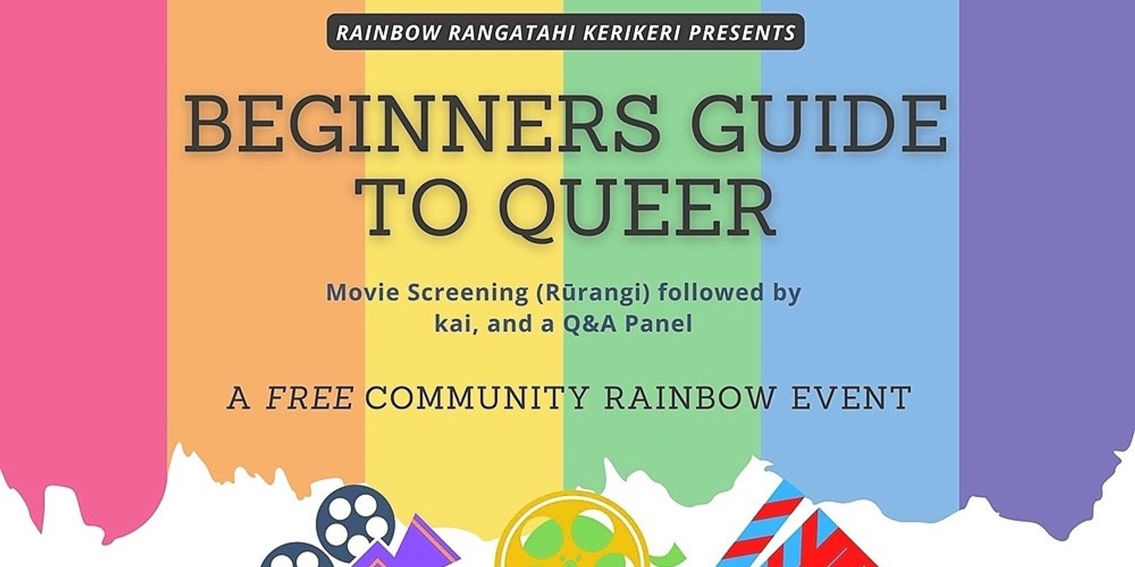 Banner image for Beginners Guide to Queer - A free community Rainbow event