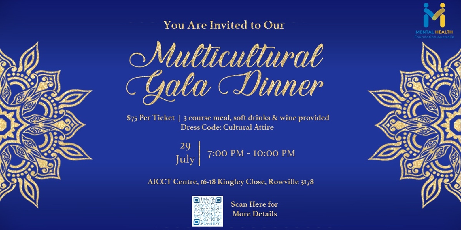 Banner image for Multicultural Gala Dinner 2023