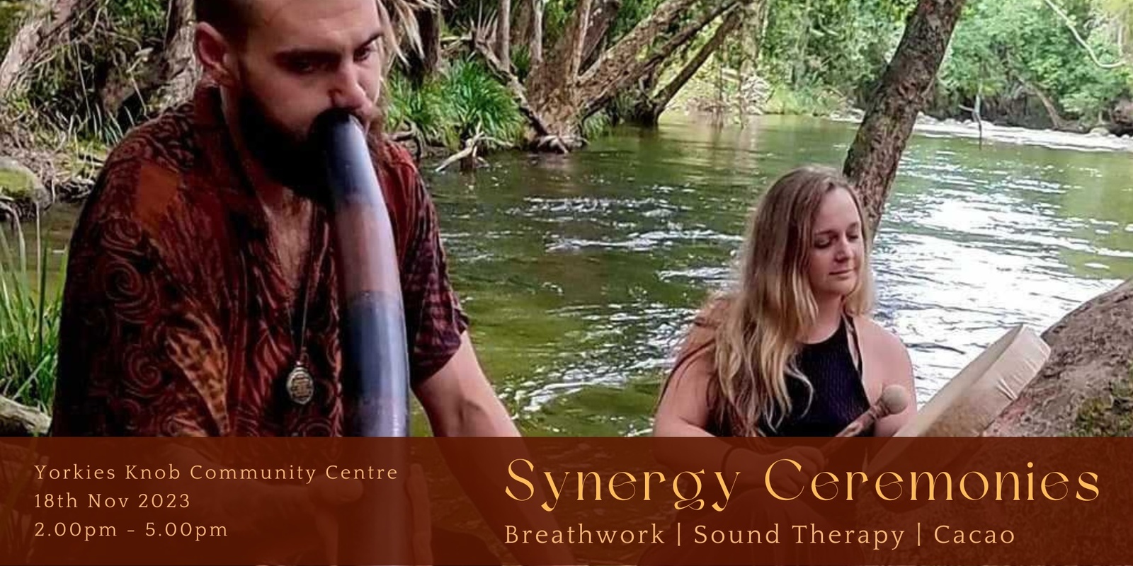 Banner image for Synergy Ceremonies - Breath, Sound and Cacao  (CAIRNS)