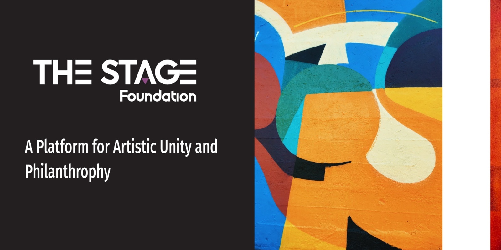 The Stage Foundation's banner