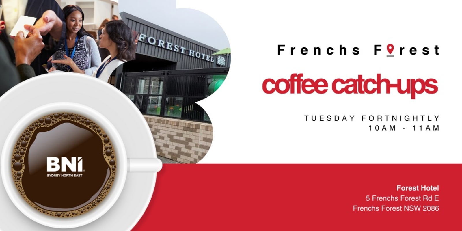 Banner image for Coffee Catch-ups (BNI Frenchs Forest)