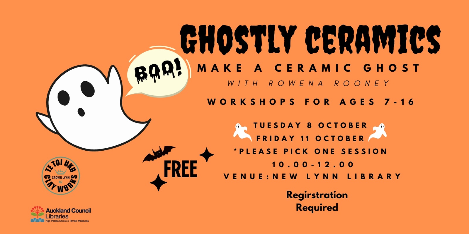 Banner image for Ghostly Ceramics 