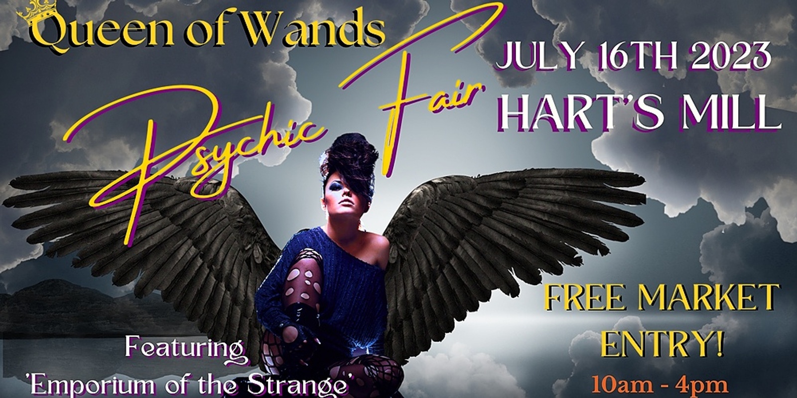 Banner image for Queen of Wands Psychic Fair - AT HART'S MILL! 