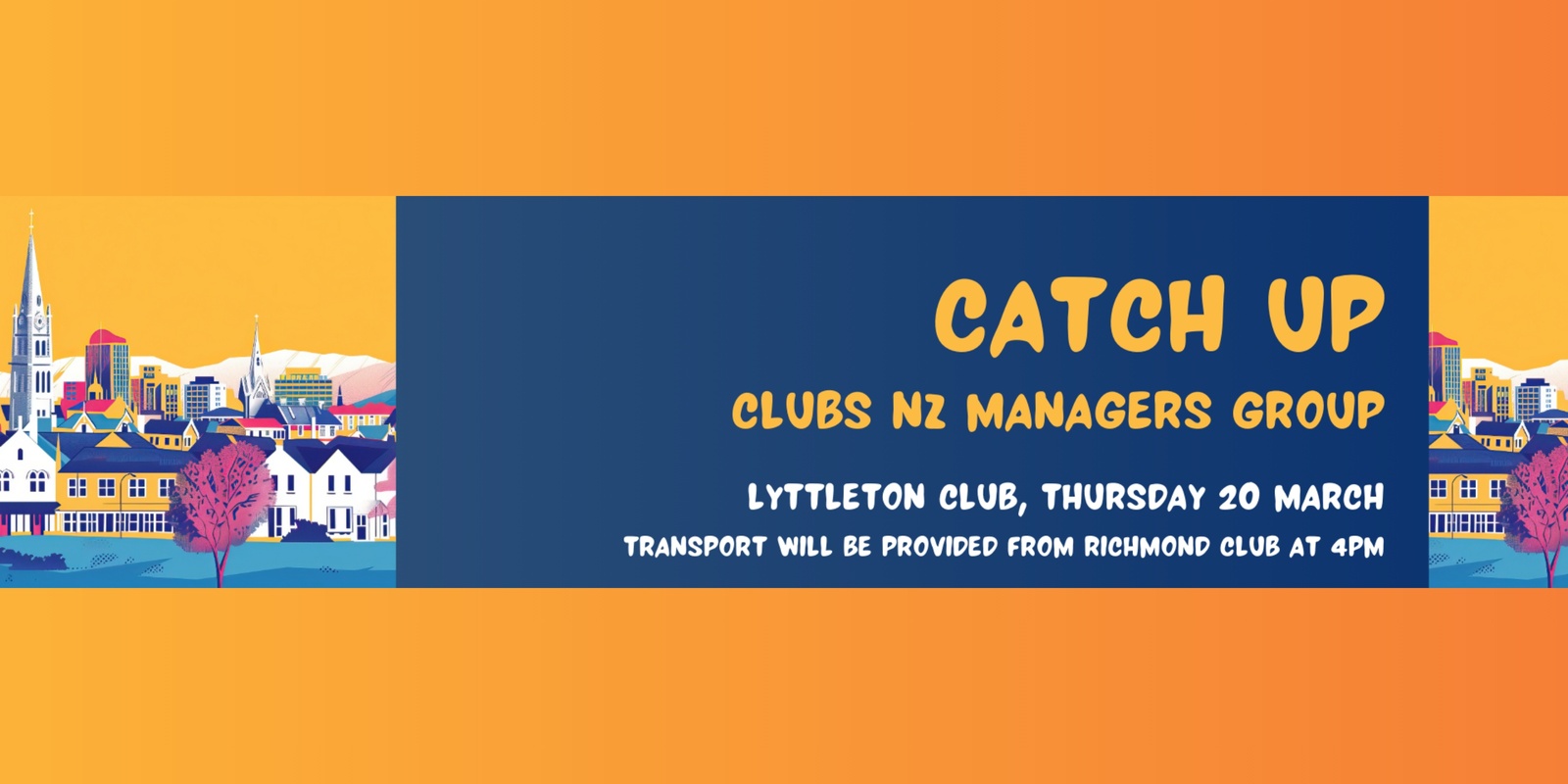 Banner image for Club Managers Group Catch Up March 2025