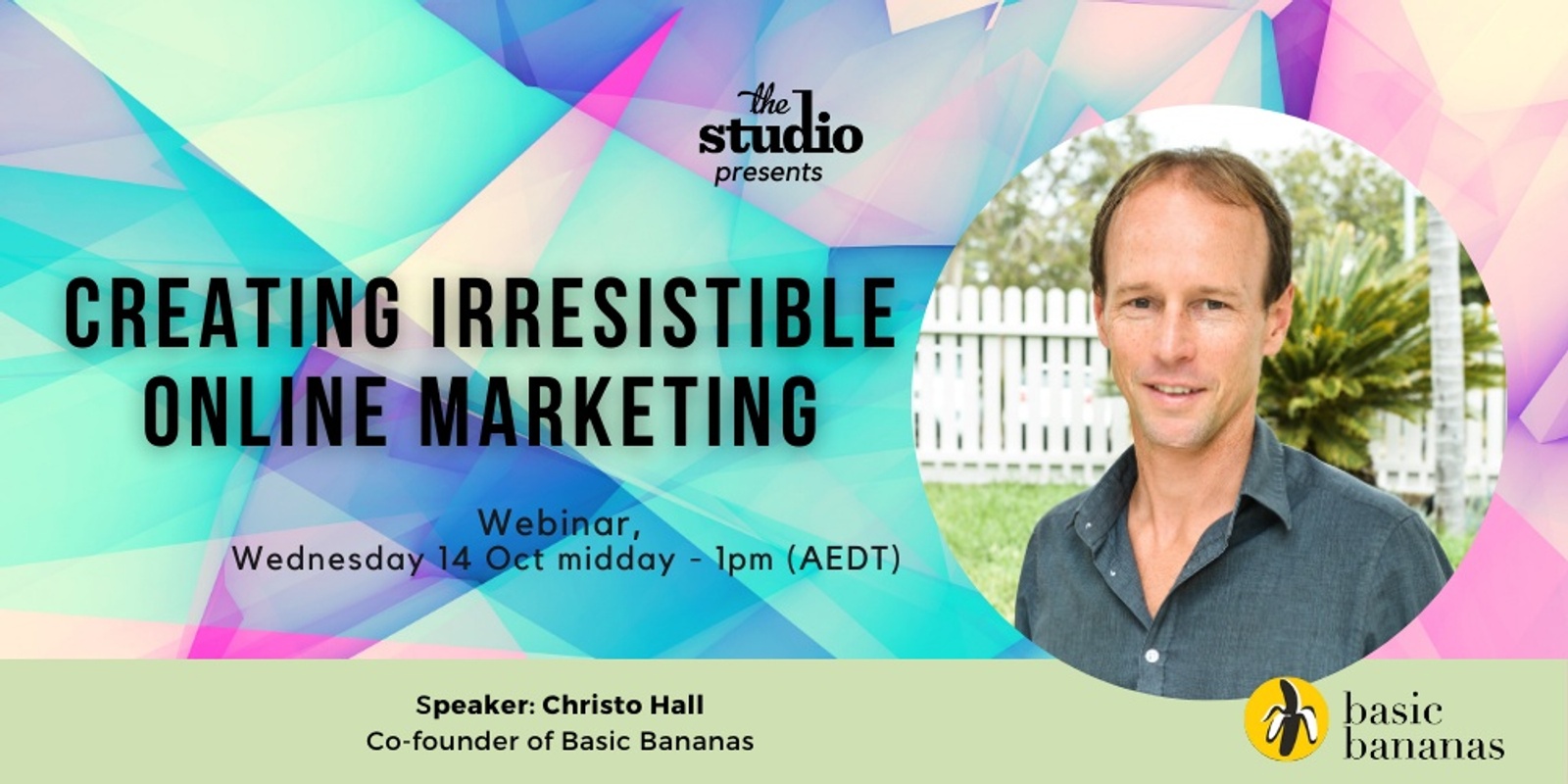 Banner image for Creating Irresistible Online Marketing | Wed 14 Oct midday - 1pm