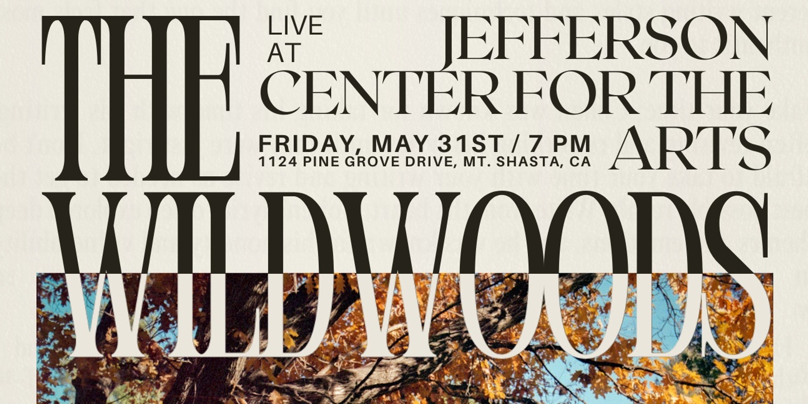 Banner image for An Evening with THE WILDWOODS