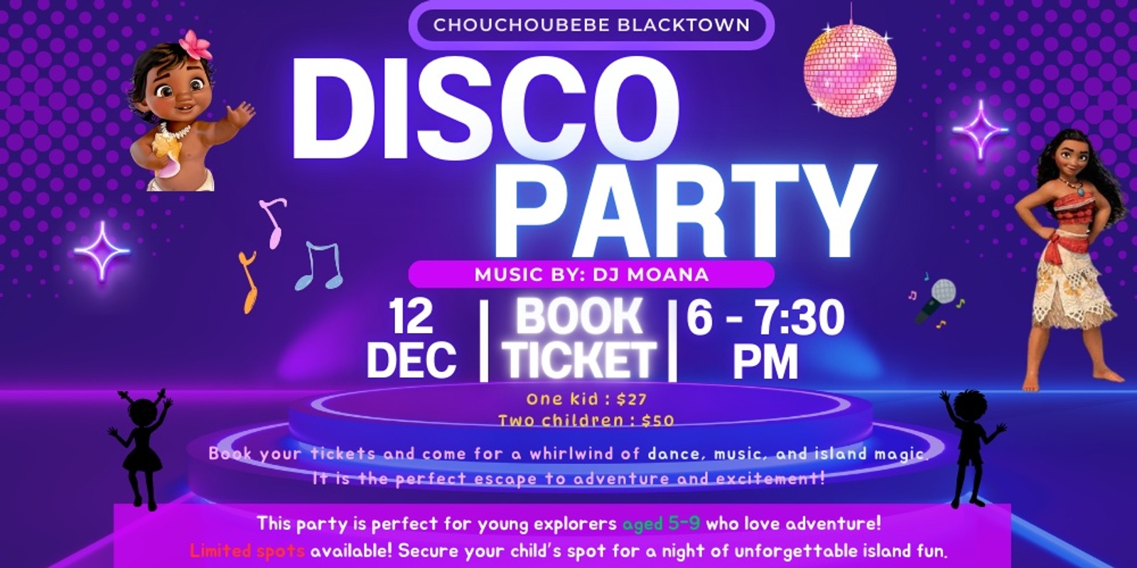 Banner image for Moana Disco Night