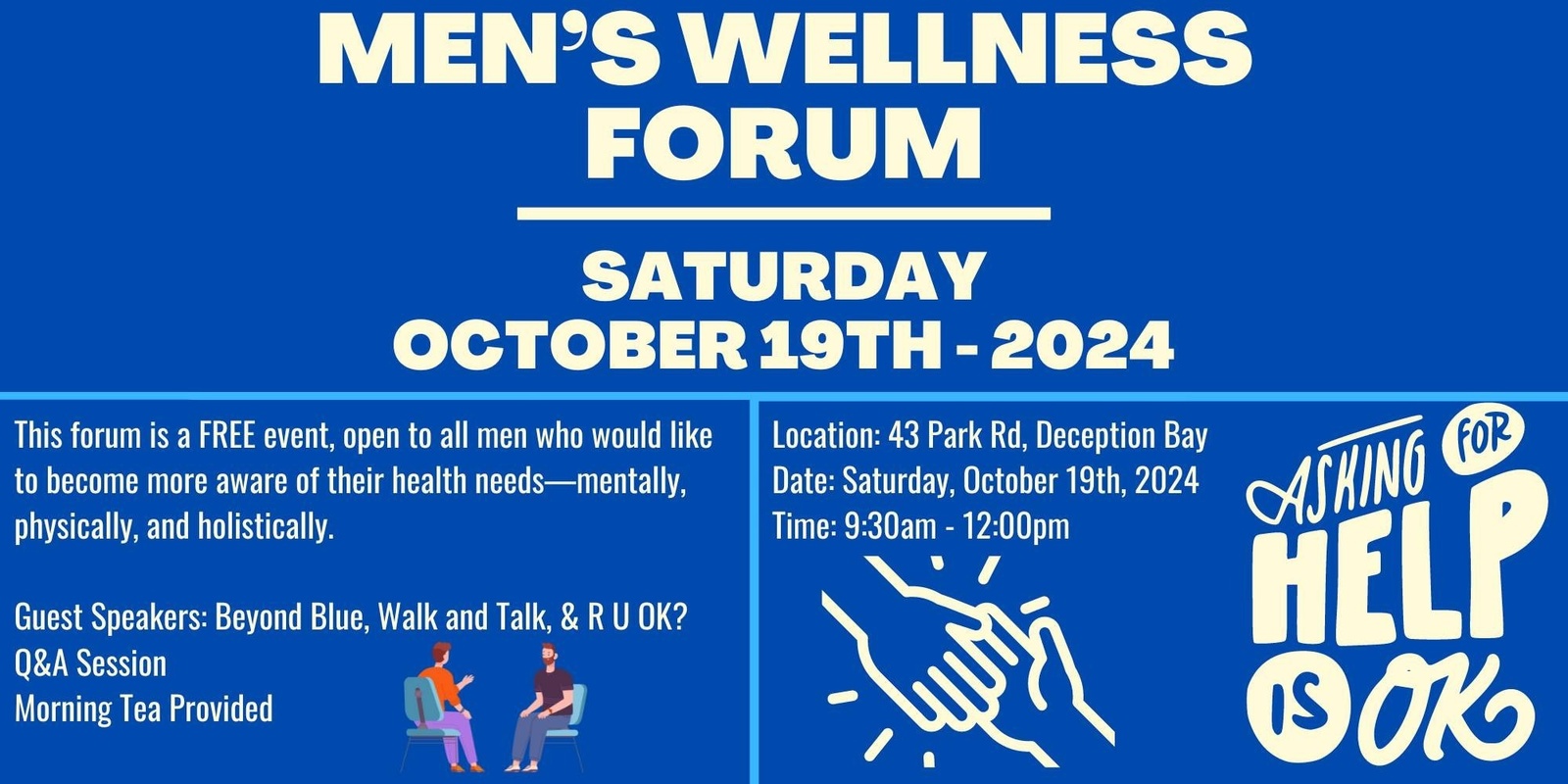 Banner image for Men's Wellness Forum - Deception Bay