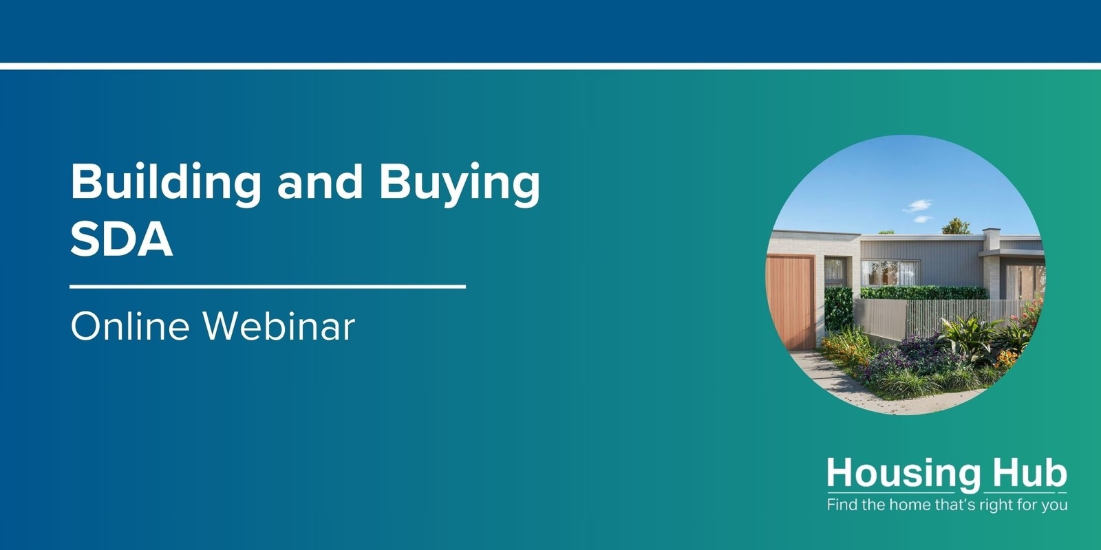 Banner image for Building and Buying your own SDA - Webinar