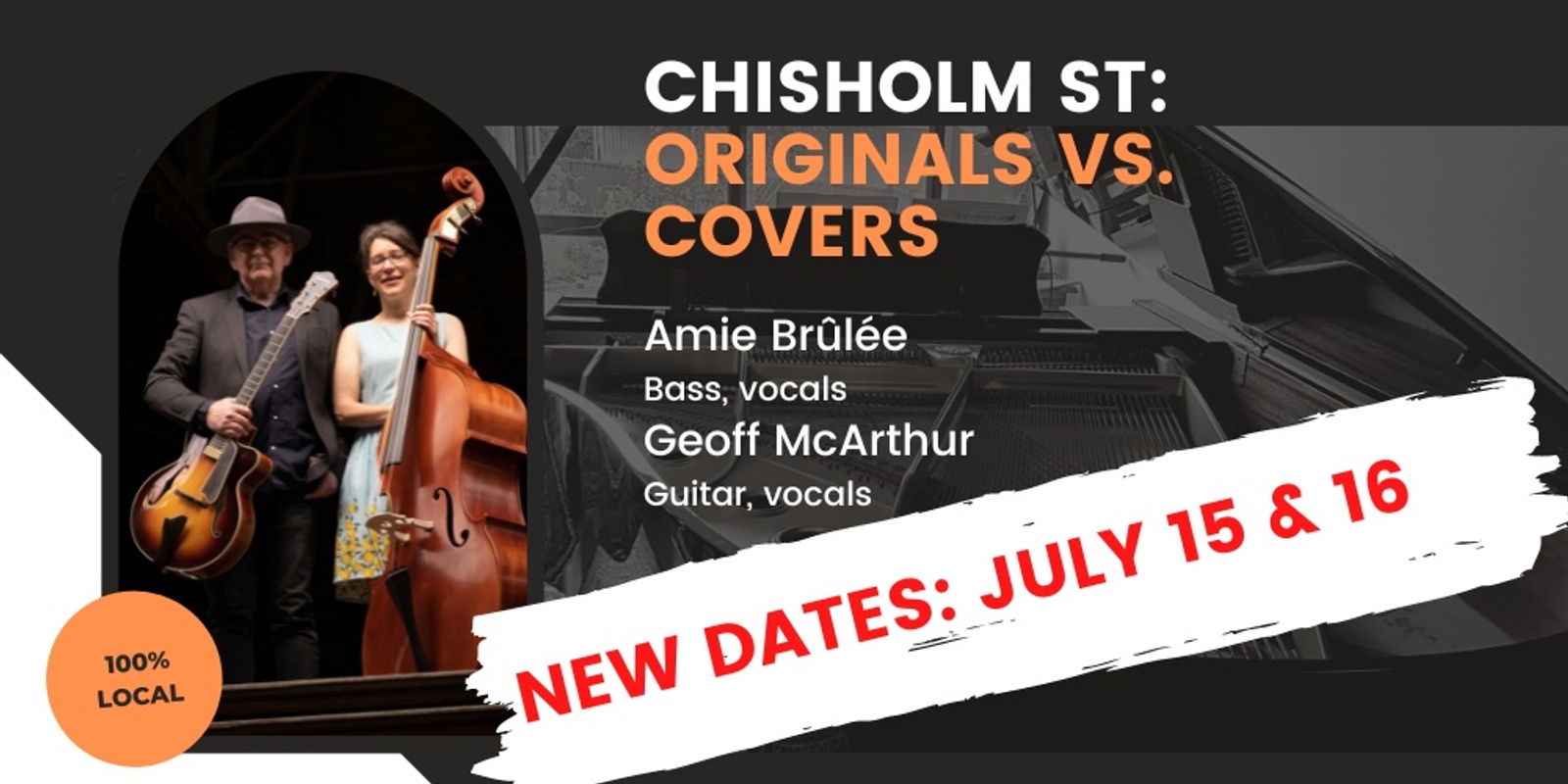 Banner image for Chisholm St: Originals vs. Covers (rescheduled)