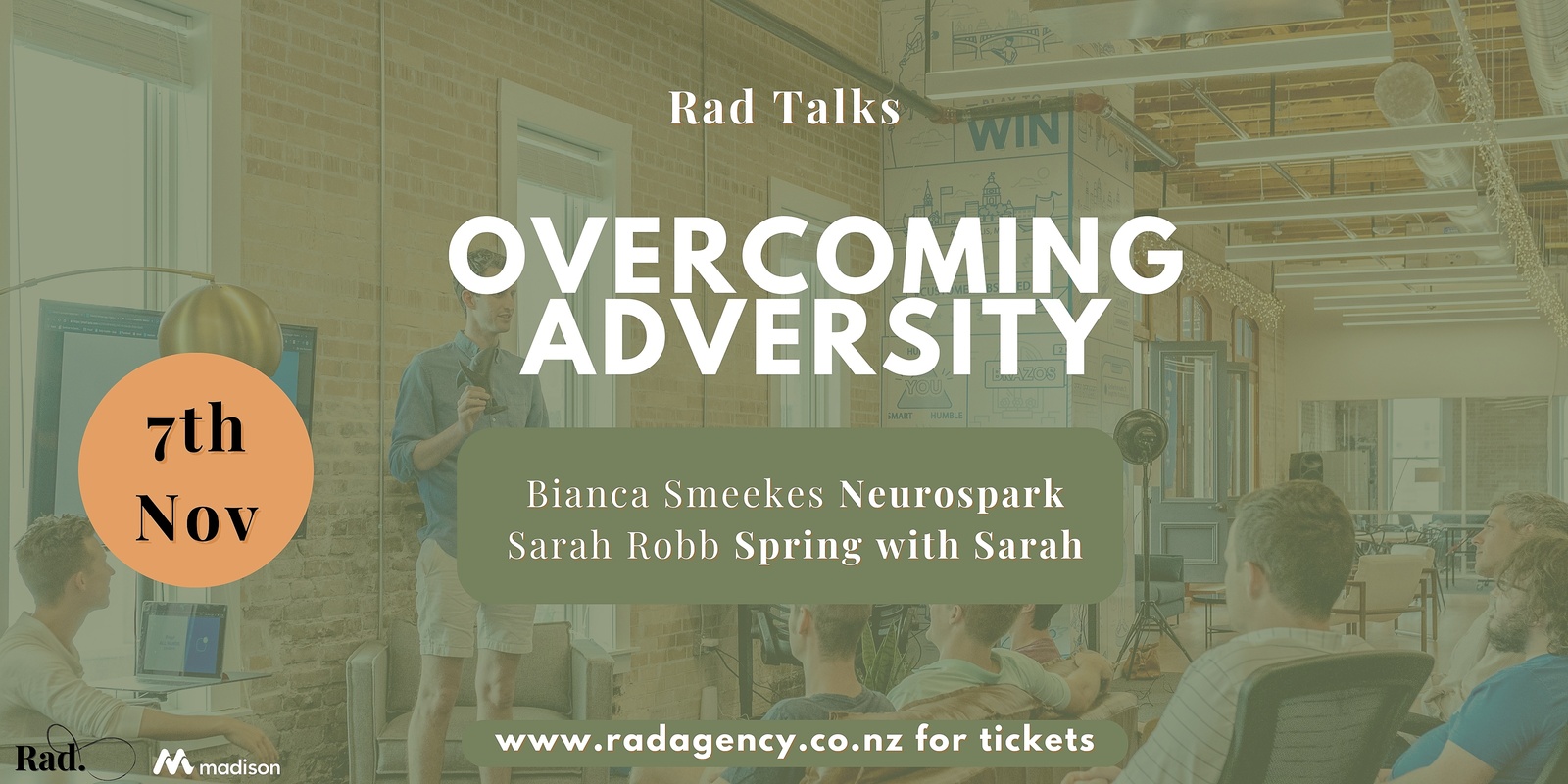 Banner image for Rad Talks: Overcoming Adversity