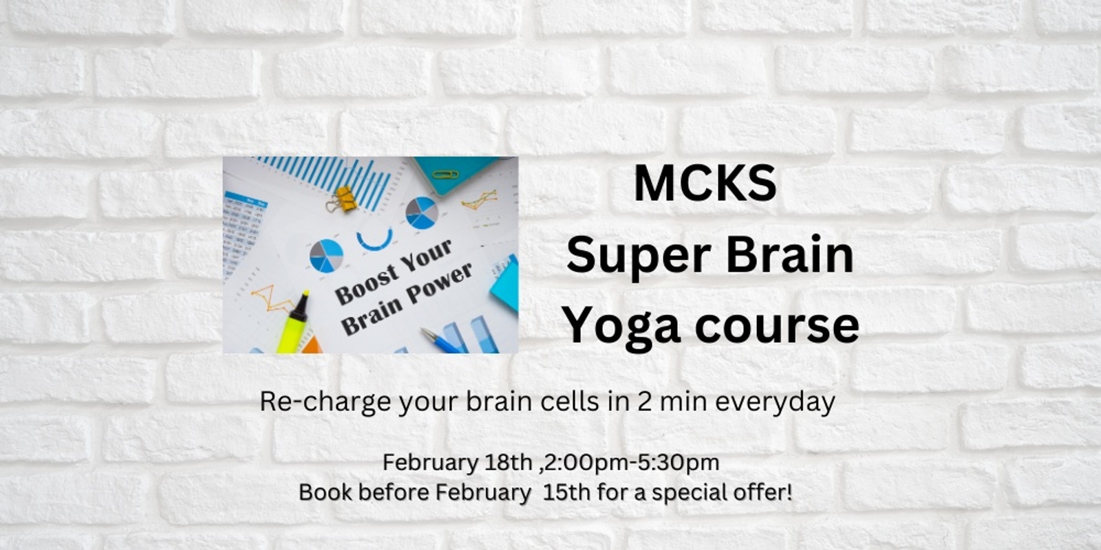 Banner image for MCKS Super Brain Yoga course