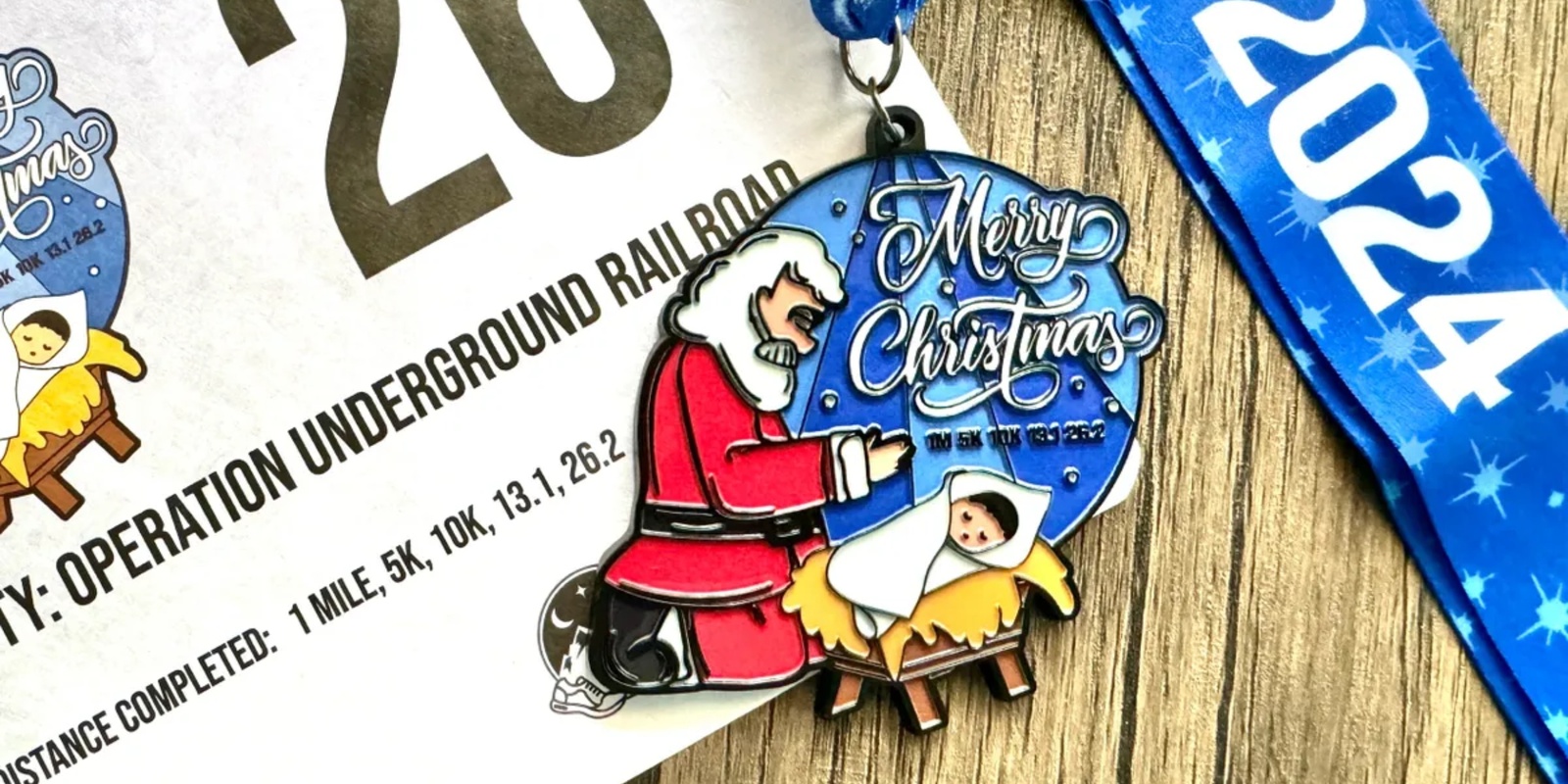 Banner image for 2024 Merry Christmas 1M, 5K, 10K, 13.1, 26.2 – Benefitting Operation Underground Railroad