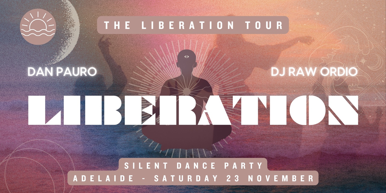 Banner image for Adelaide | Sunset Liberation | Dan Pauro & DJ Raw Ordio | Saturday 23 November