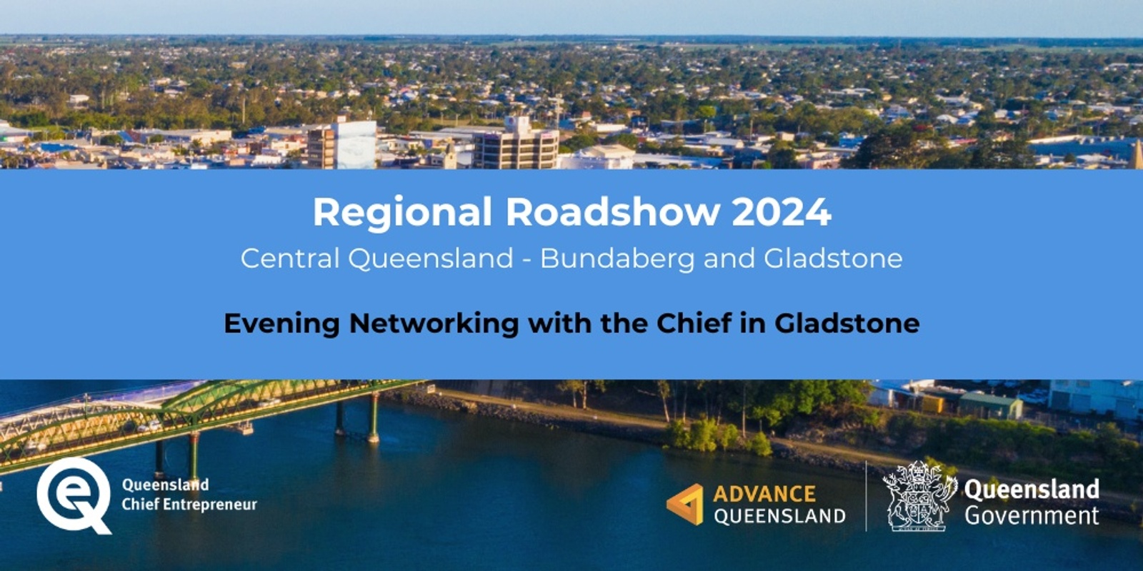 Banner image for Regional Roadshow - Gladstone - Evening Networking with the Chief