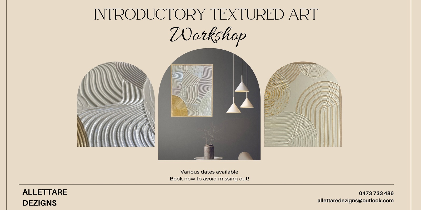 Banner image for Learn how to make Textured Artworks in Cardiff!