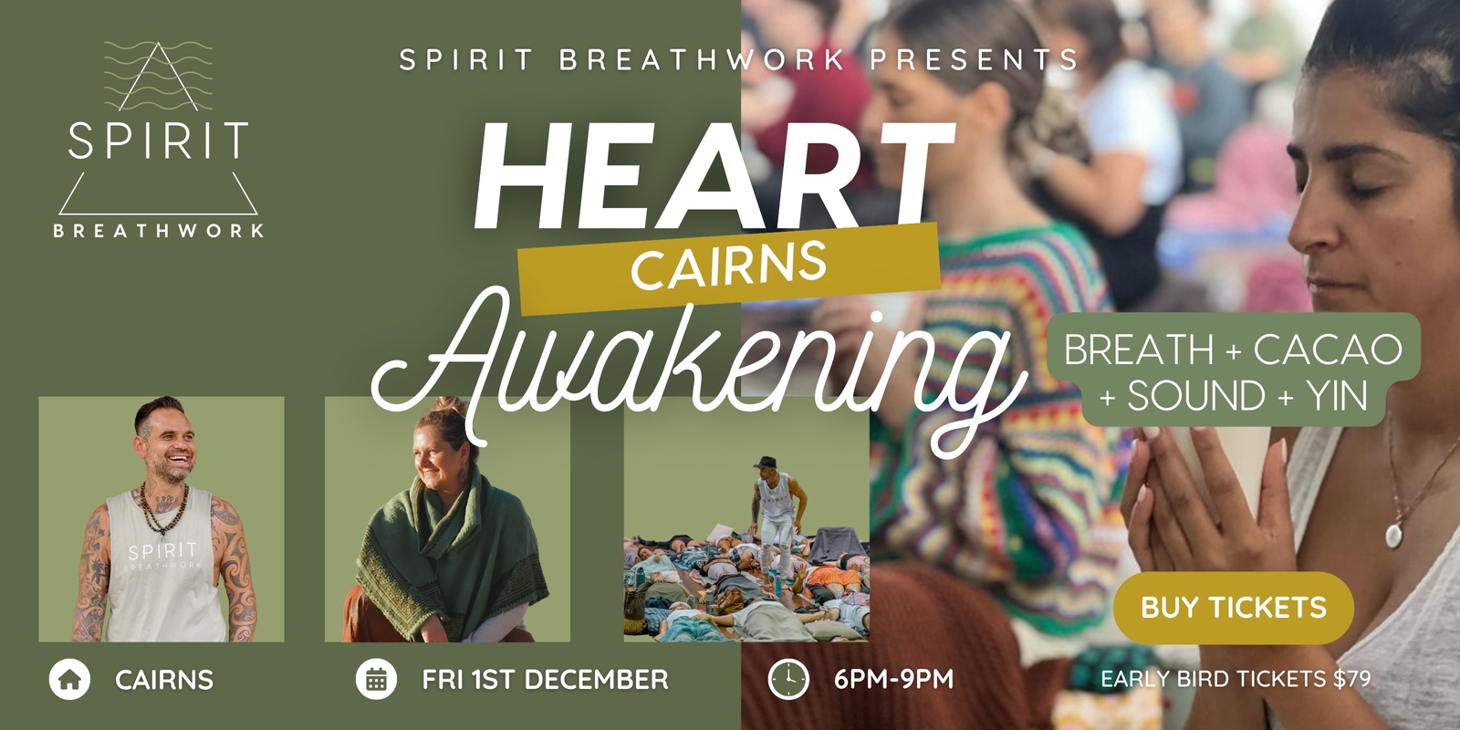 Banner image for Cairns | Heart Awakening | Friday 01 December