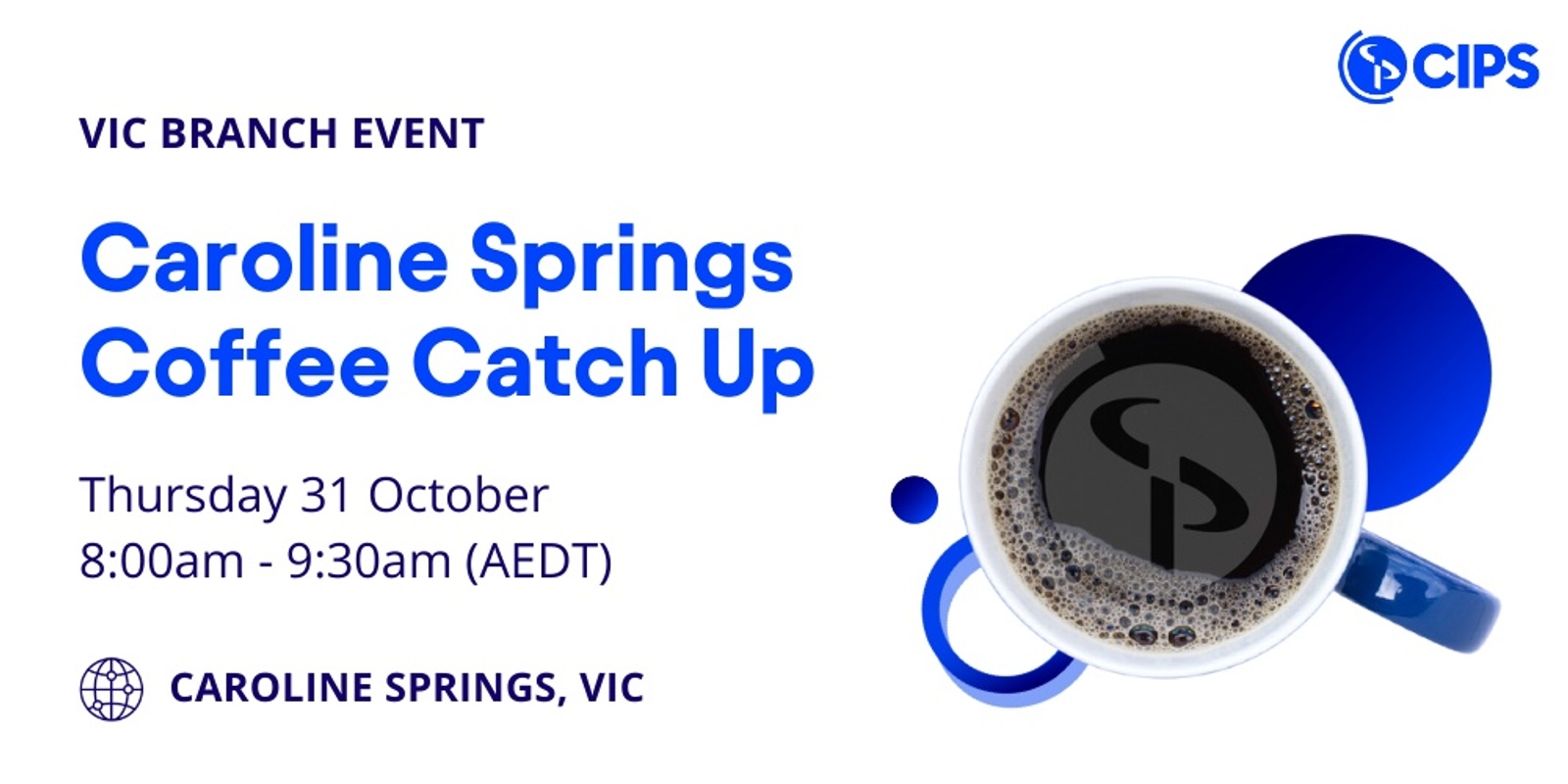 Banner image for VIC Branch - Caroline Springs Coffee Catch Up 