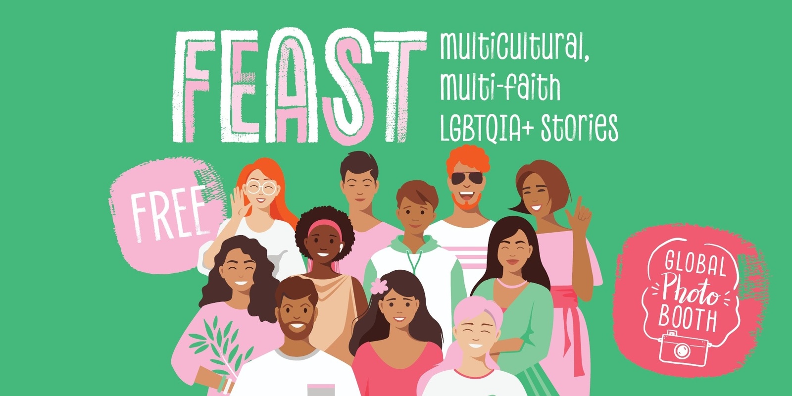 Banner image for FEAST: multicultural, multi-faith LGBTIQA+ stories 