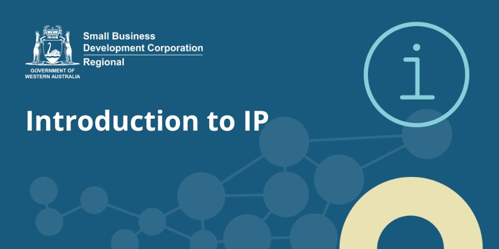 Banner image for SBDC Regional - Goldfields: Introduction to IP