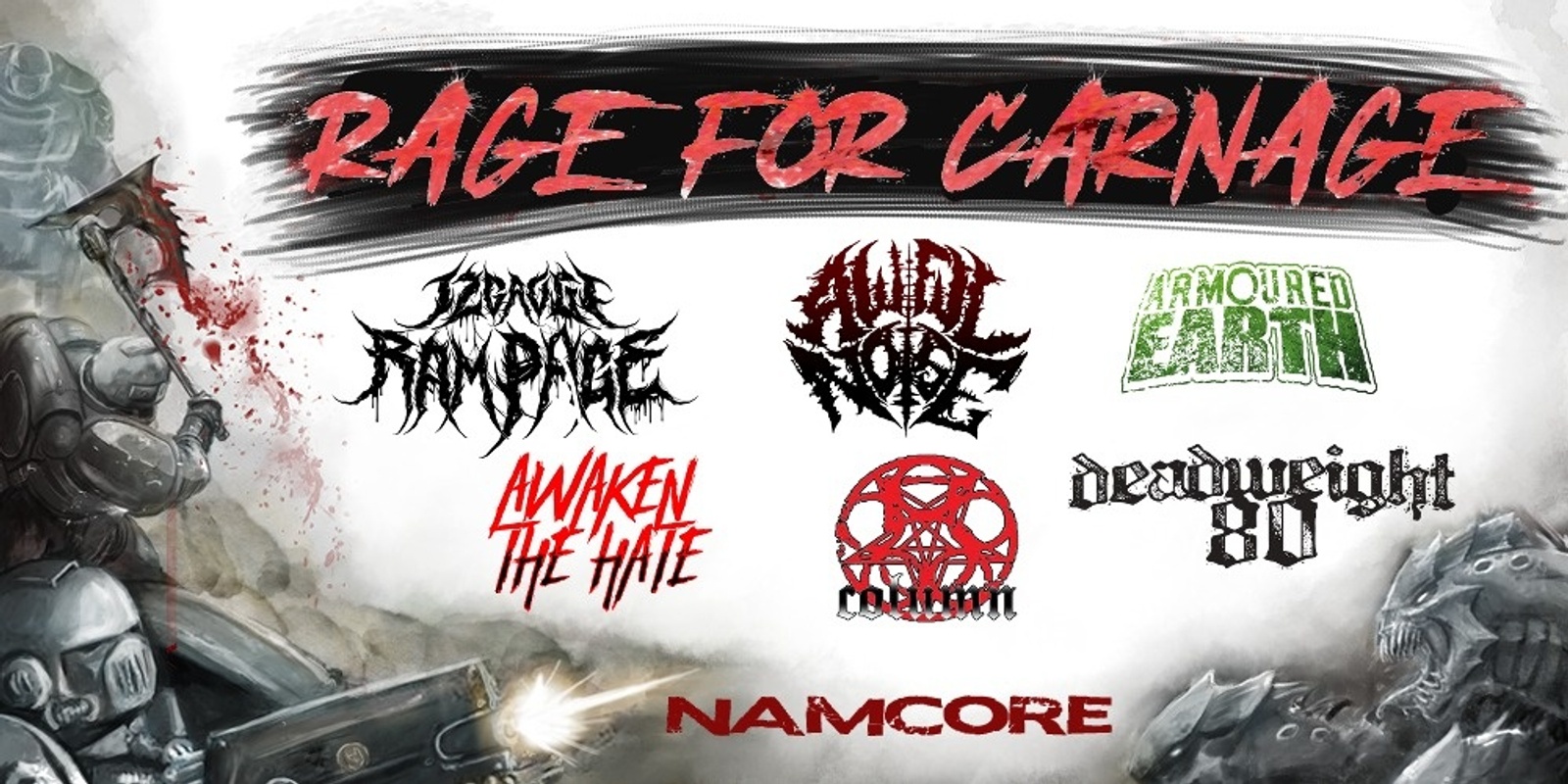 Banner image for RAGE FOR CARNAGE