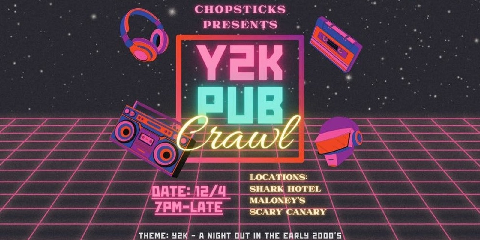 Banner image for Chopsticks USYD: Y2K PUBCRAWL