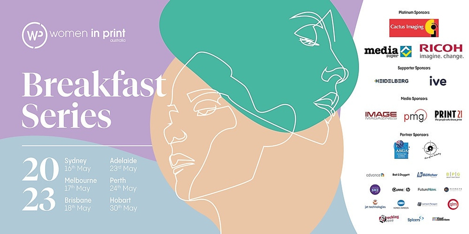 Banner image for Women in Print - Melbourne Breakfast 2023