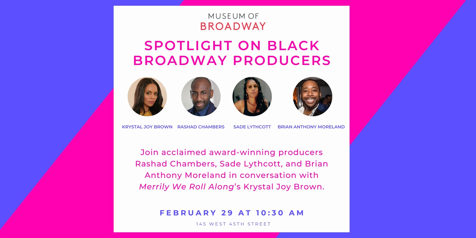 Banner image for Spotlight on Black Broadway Producers