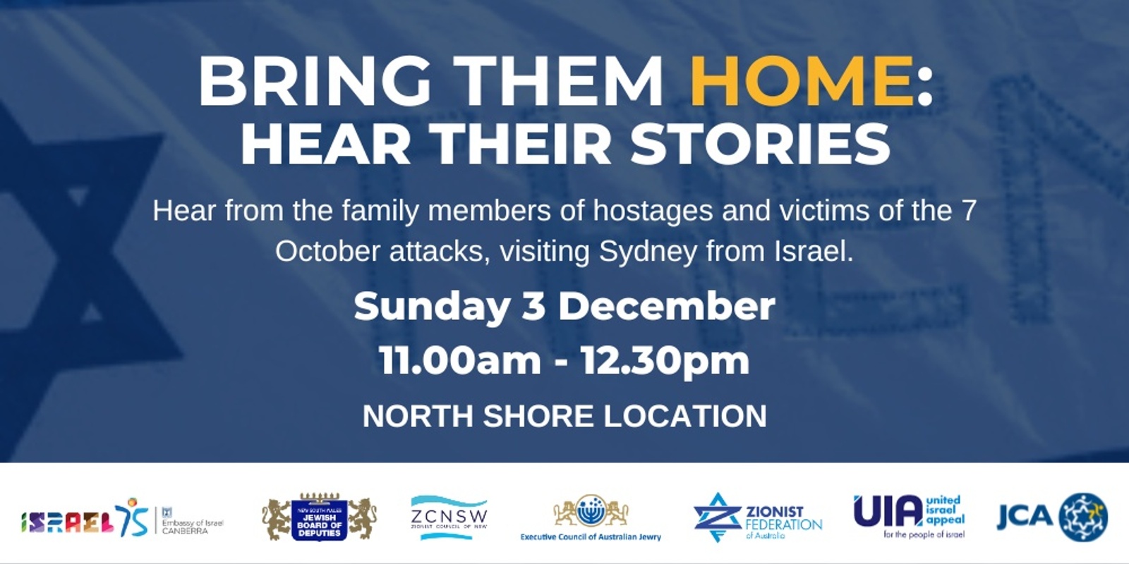 Banner image for Bring Them Home: Hear Their Stories
