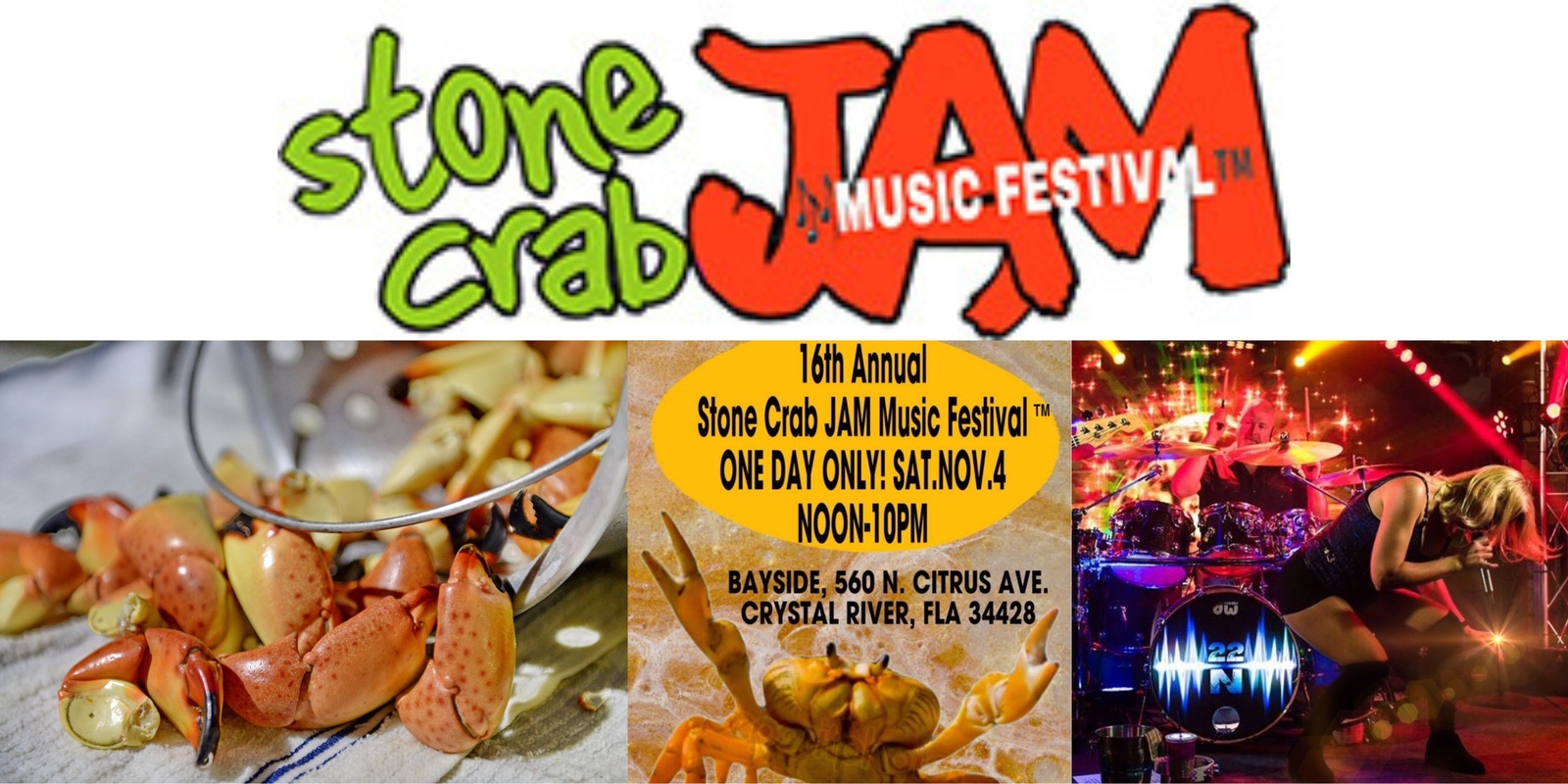 Banner image for Stone Crab JAM Music Festival