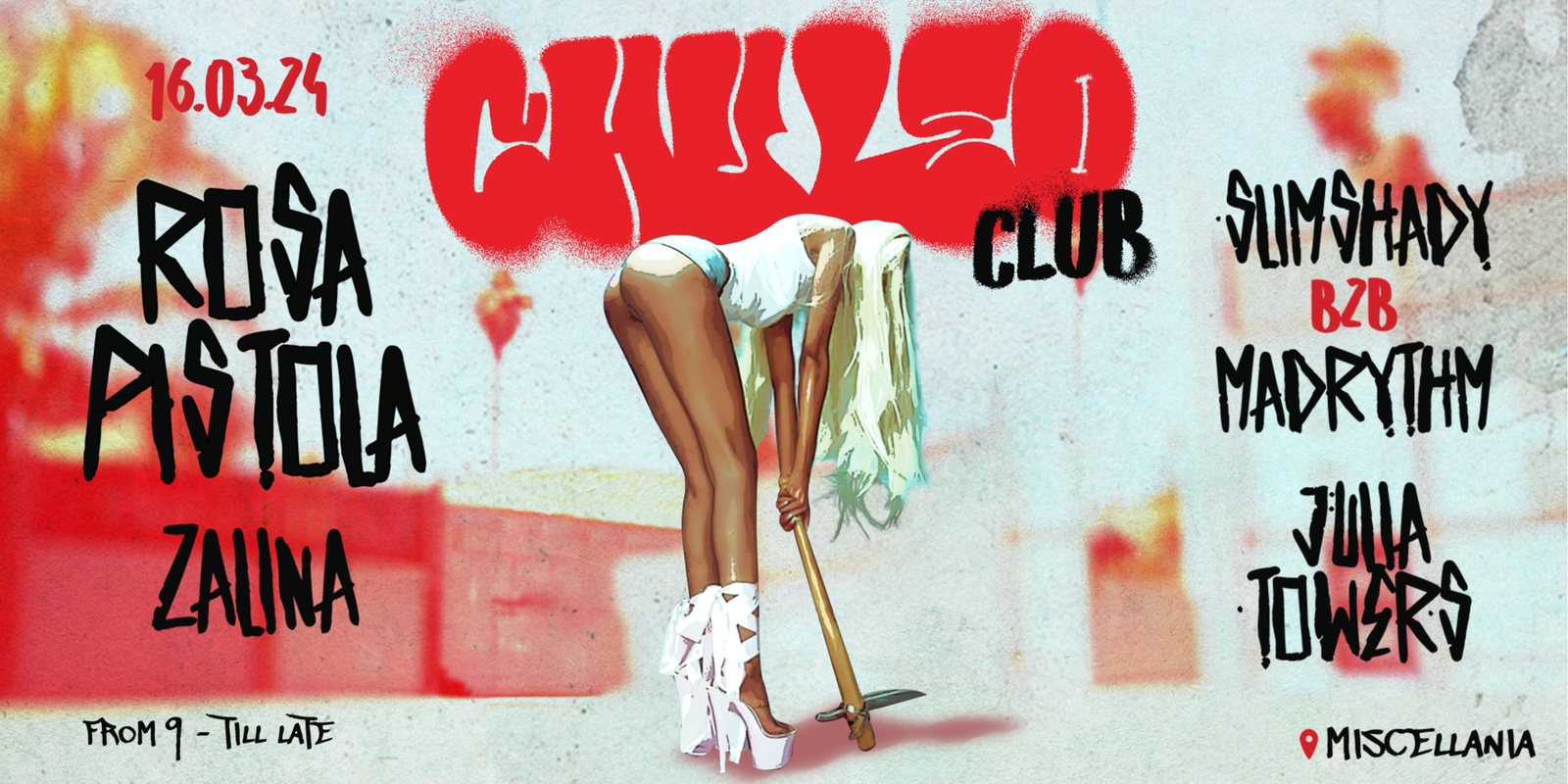 Banner image for ***TICKETS AVAILABLE ON DOOR*** CHULEO CLUB with Rosa Pistola