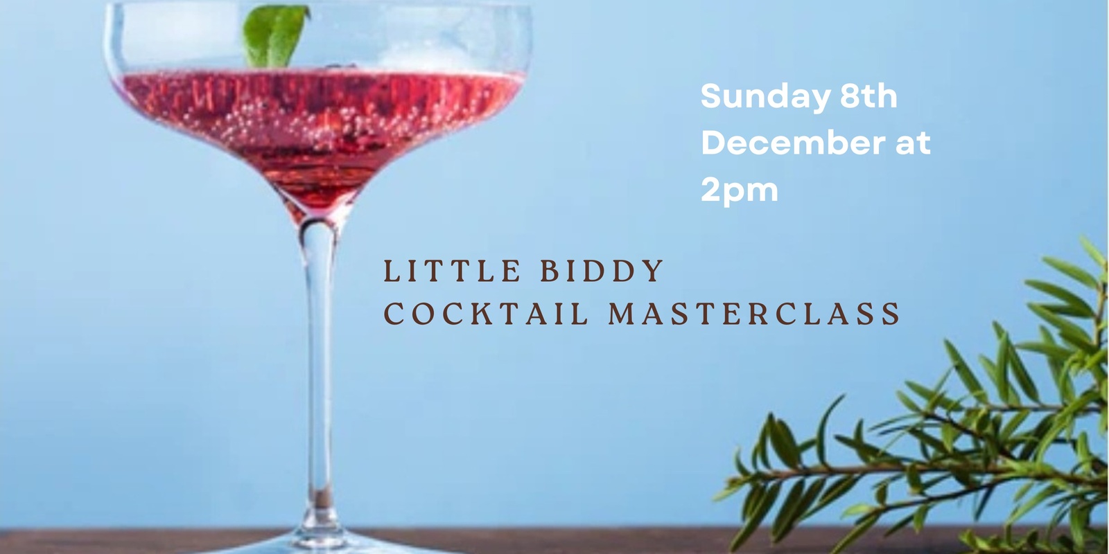 Banner image for Little Biddy Cocktail Masterclass