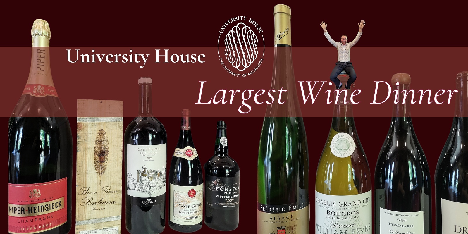 Banner image for University House Largest Wine Dinner 2024