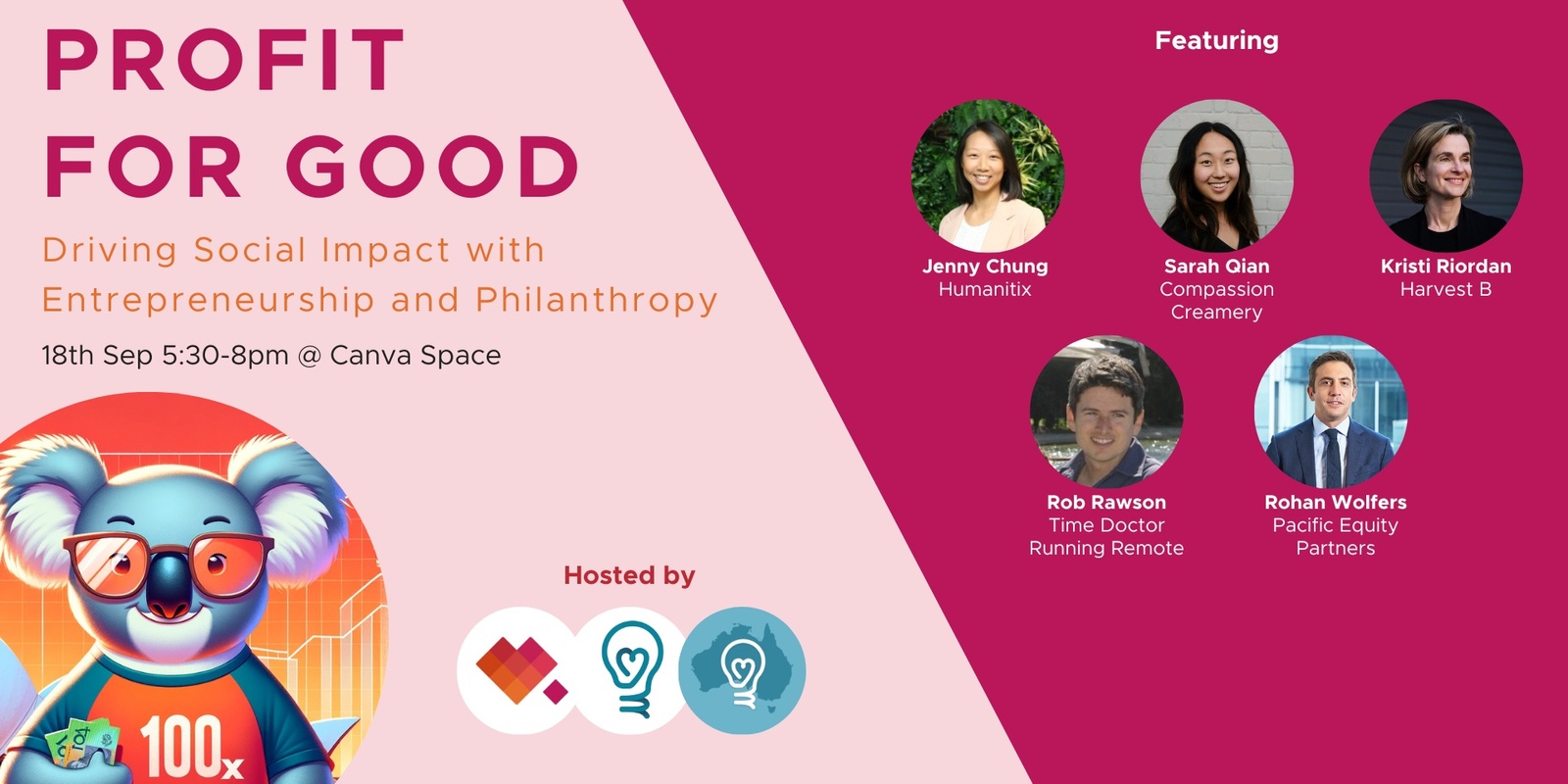 Banner image for Profit for Good: Driving Social Impact with Entrepreneurship and Philanthropy