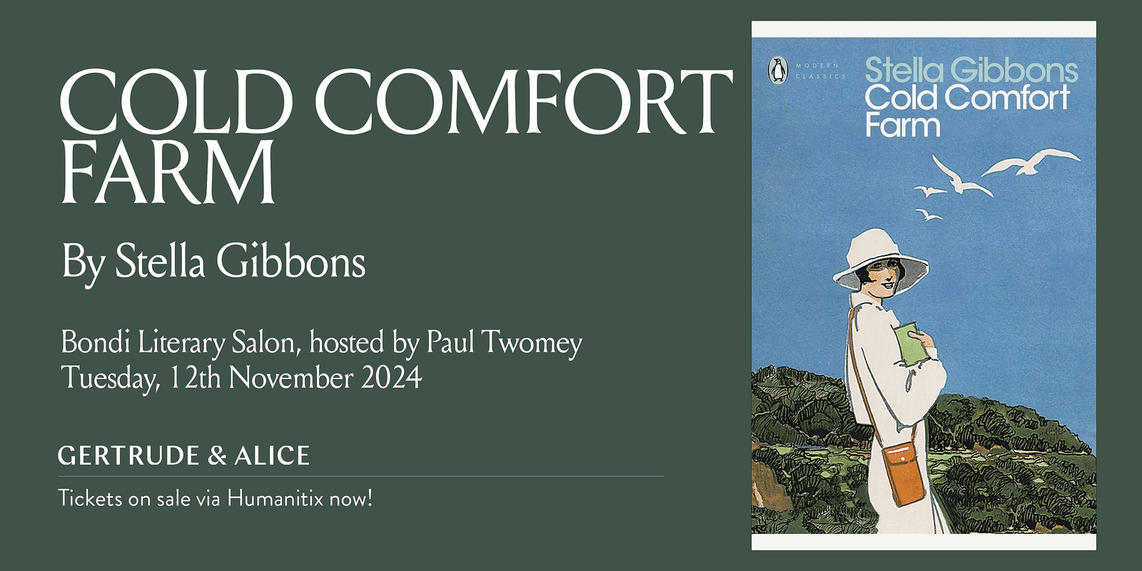 Banner image for Bondi Literary Salon November Book Club: Cold Comfort Farm