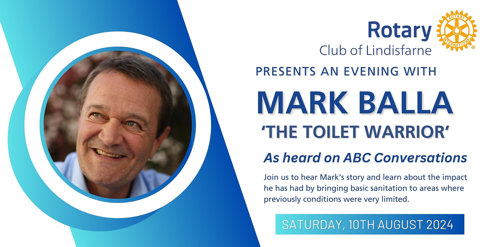Banner image for An Evening with Mark Balla - The Toilet Warrior