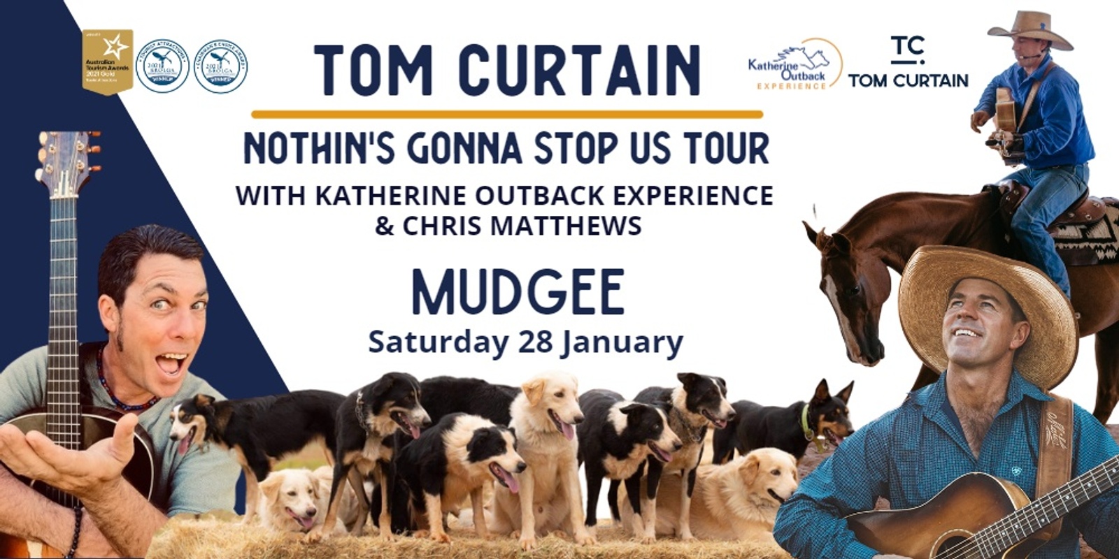 Tom Curtain Tour MUDGEE NSW Humanitix