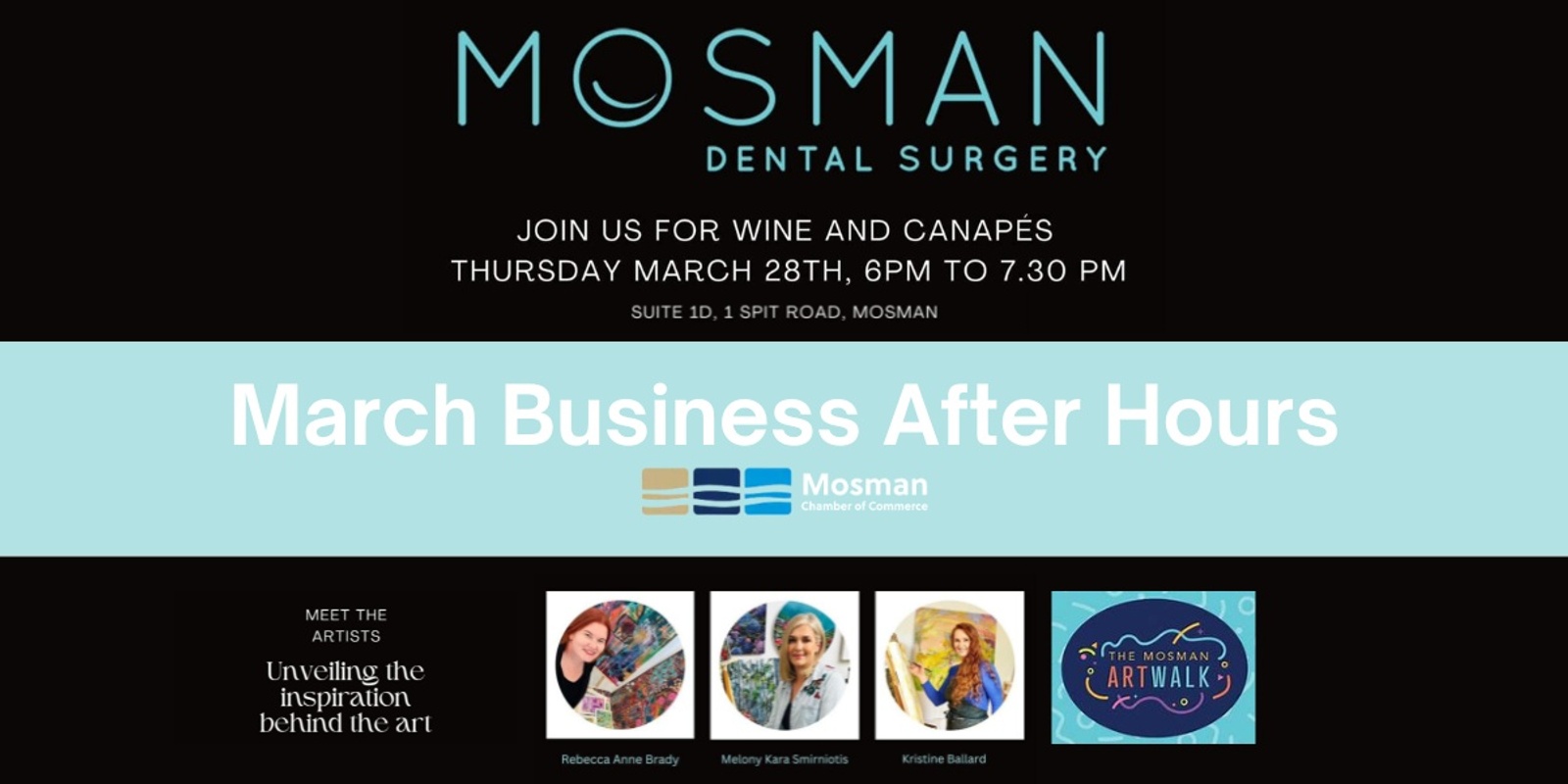 Banner image for March Business After Hours (BAH) - Mosman Dental Surgery