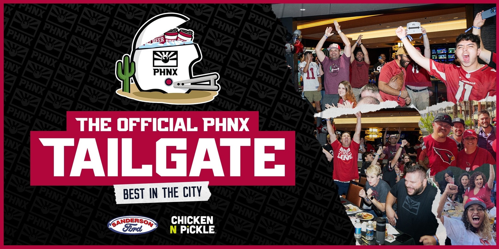 Banner image for PHNX Cardinals Tailgate at Chicken N Pickle - Seahawks