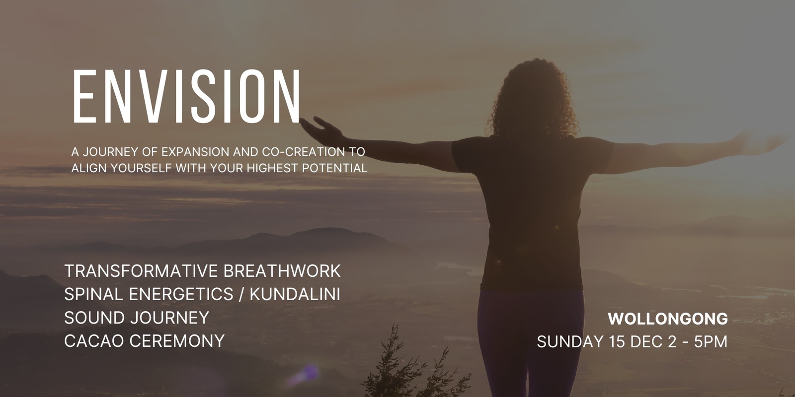 Banner image for Envision - Breathwork, Energy Healing, Sound journey and Cacao Ceremony