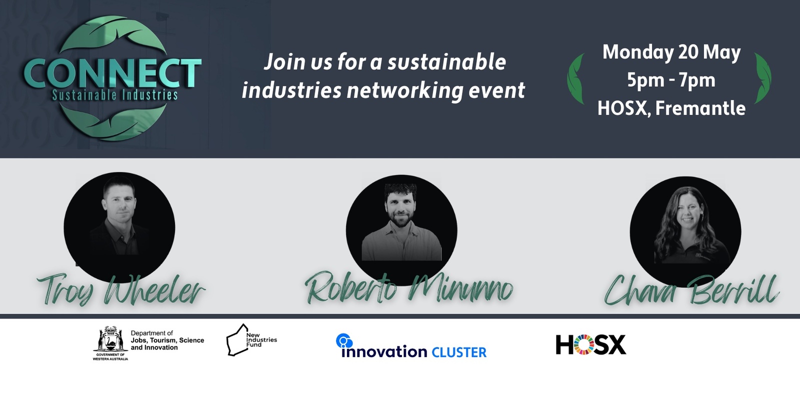 Banner image for CONNECT Sustainable Industries Networking Event 