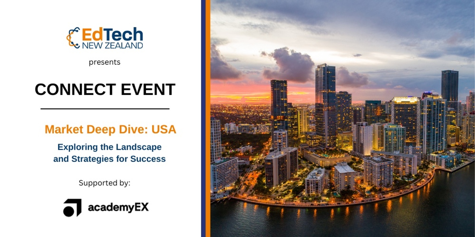 Banner image for EdTechNZ: Market Deep Dive: USA - Exploring the Landscape and Strategies for Success